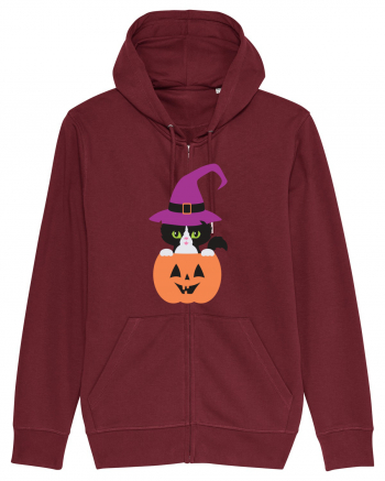 Pisica Neagra Halloween 1 Burgundy