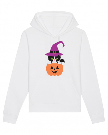 Pisica Neagra Halloween 1 White