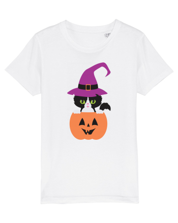 Pisica Neagra Halloween 1 White