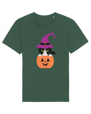 Pisica Neagra Halloween 1 Bottle Green