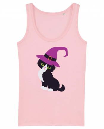 Pisica Neagra Halloween 2 Cotton Pink