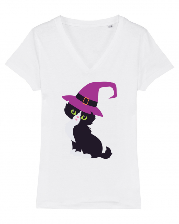 Pisica Neagra Halloween 2 White