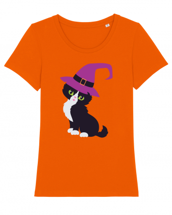 Pisica Neagra Halloween 2 Bright Orange