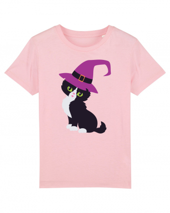 Pisica Neagra Halloween 2 Cotton Pink