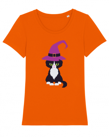 Pisica Neagra Halloween 3 Bright Orange