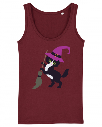 Pisica Neagra Halloween 4 Burgundy