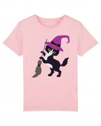 Pisica Neagra Halloween 4 Cotton Pink