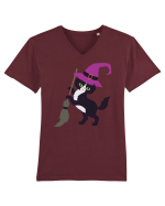 Pisica Neagra Halloween 4 Tricou mânecă scurtă guler V Bărbat Presenter