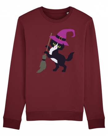 Pisica Neagra Halloween 4 Burgundy