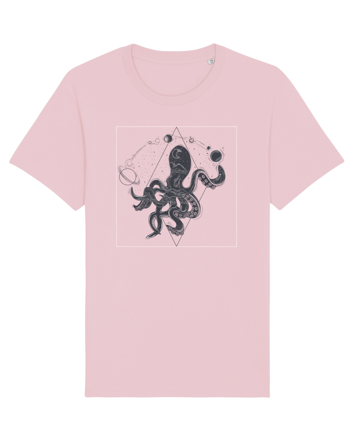 Tricou mânecă scurtă Unisex Rocker Cotton Pink