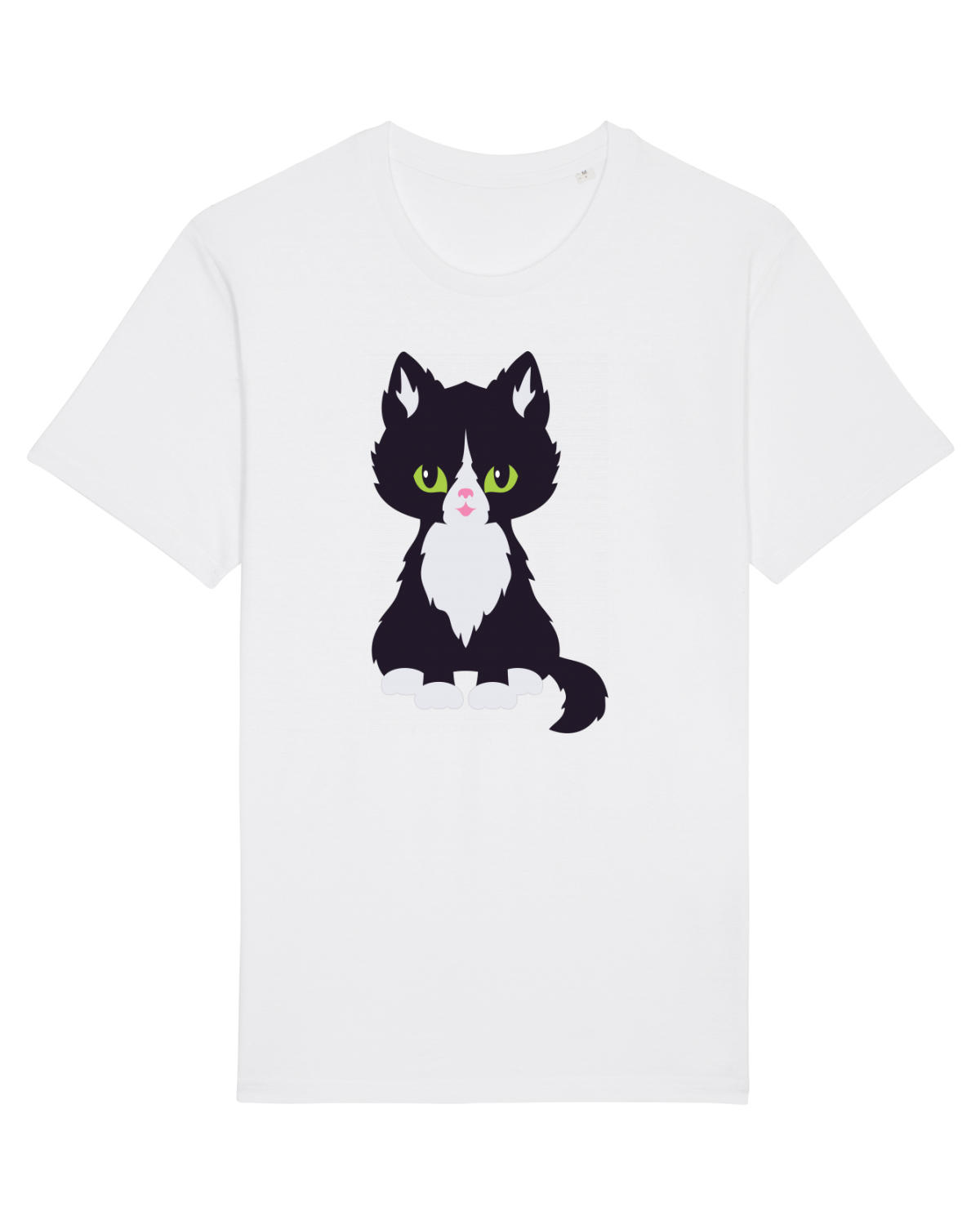 Tricou mânecă scurtă Unisex Rocker White