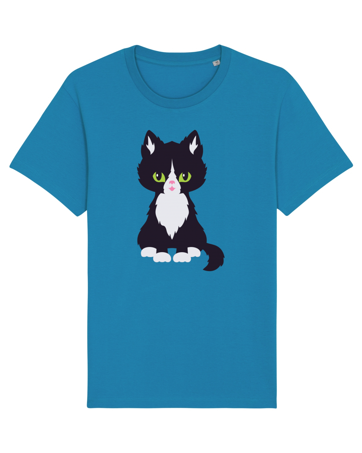 Tricou mânecă scurtă Unisex Rocker Azur