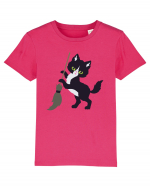 Pisica Neagra Halloween 6 Tricou mânecă scurtă  Copii Mini Creator