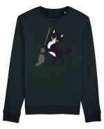 Pisica Neagra Halloween 6 Bluză mânecă lungă Unisex Rise