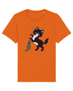 Pisica Neagra Halloween 6 Tricou mânecă scurtă Unisex Rocker