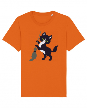 Pisica Neagra Halloween 6 Bright Orange