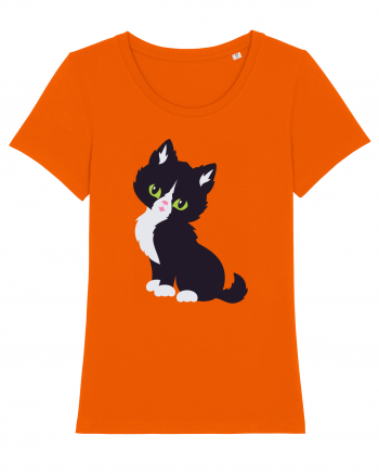 Pisica Neagra Halloween 7 Bright Orange