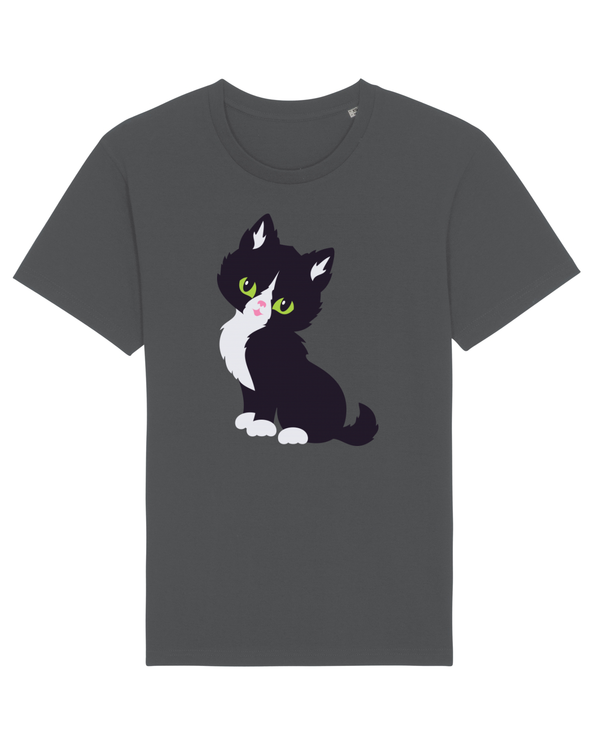 Tricou mânecă scurtă Unisex Rocker Anthracite