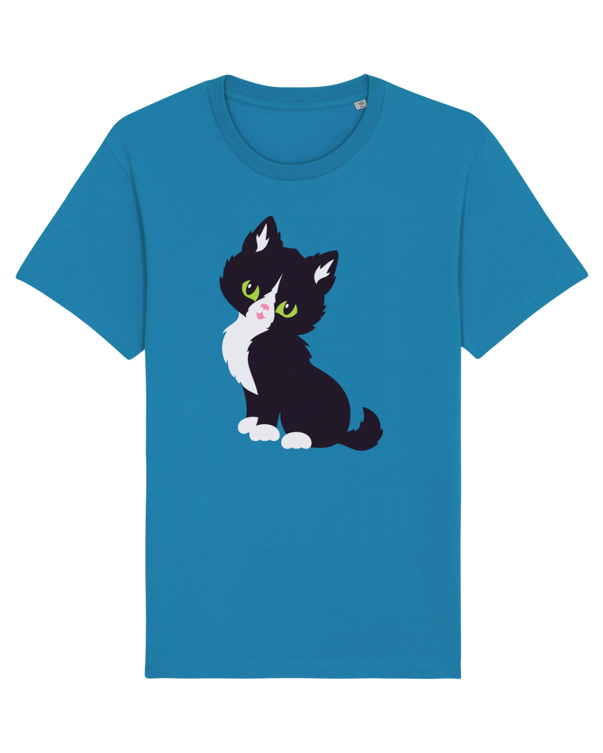Tricou mânecă scurtă Unisex Rocker Azur