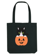 Pisica Neagra Halloween 8 Sacoșă textilă