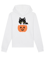 Pisica Neagra Halloween 8 Hanorac Unisex Drummer