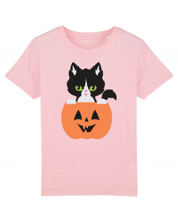 Pisica Neagra Halloween 8 Cotton Pink
