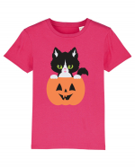 Pisica Neagra Halloween 8 Tricou mânecă scurtă  Copii Mini Creator