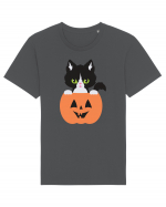 Pisica Neagra Halloween 8 Tricou mânecă scurtă Unisex Rocker