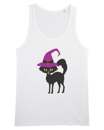 Pisica Neagra Halloween 11 White