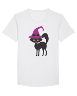 Pisica Neagra Halloween 11 Tricou mânecă scurtă guler larg Bărbat Skater