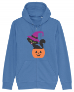 Pisica Neagra Halloween 12 Hanorac cu fermoar Unisex Connector