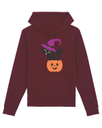 Pisica Neagra Halloween 12 Hanorac Unisex Drummer