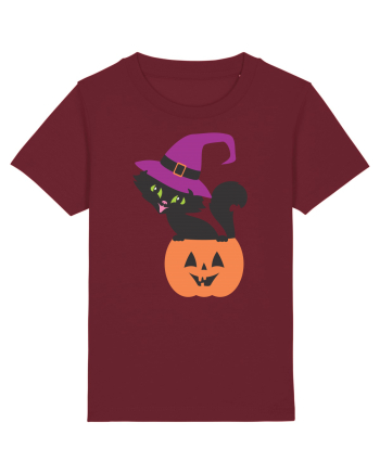 Pisica Neagra Halloween 12 Burgundy