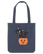Pisica Neagra Halloween 13 Sacoșă textilă
