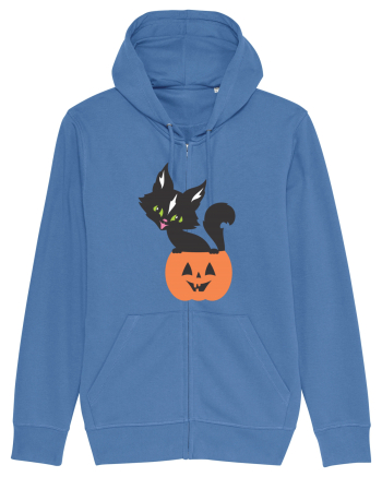 Pisica Neagra Halloween 13 Bright Blue