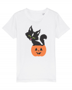 Pisica Neagra Halloween 13 Tricou mânecă scurtă  Copii Mini Creator