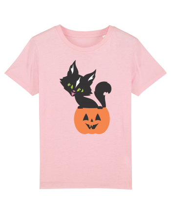 Pisica Neagra Halloween 13 Cotton Pink