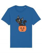 Pisica Neagra Halloween 13 Tricou mânecă scurtă Unisex Rocker