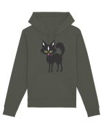 Pisica Neagra Halloween 14 Hanorac Unisex Drummer
