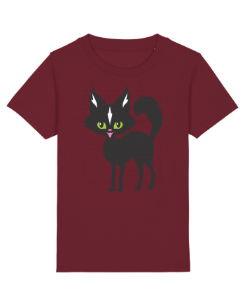 Pisica Neagra Halloween 14 Burgundy