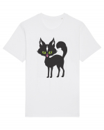 Pisica Neagra Halloween 14 Tricou mânecă scurtă Unisex Rocker