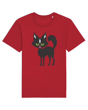Pisica Neagra Halloween 14 Red