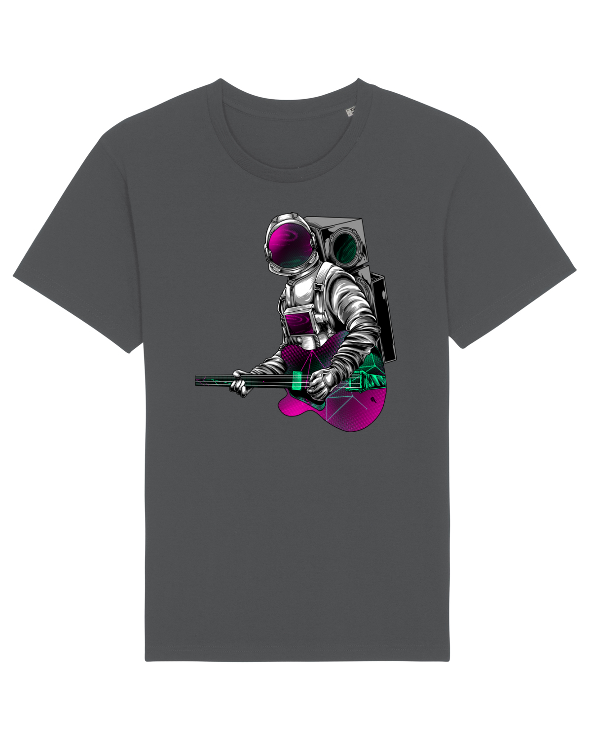 Tricou mânecă scurtă Unisex Rocker Anthracite