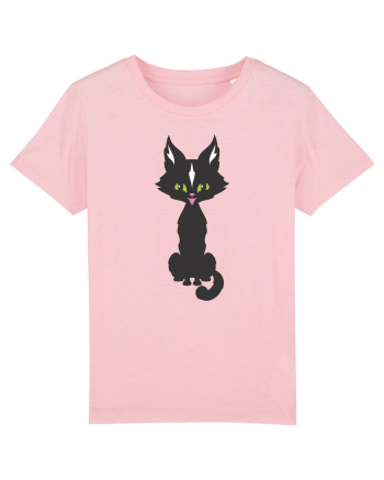 Pisica Neagra Halloween 15 Cotton Pink