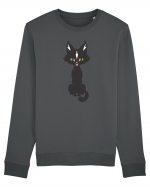 Pisica Neagra Halloween 15 Bluză mânecă lungă Unisex Rise