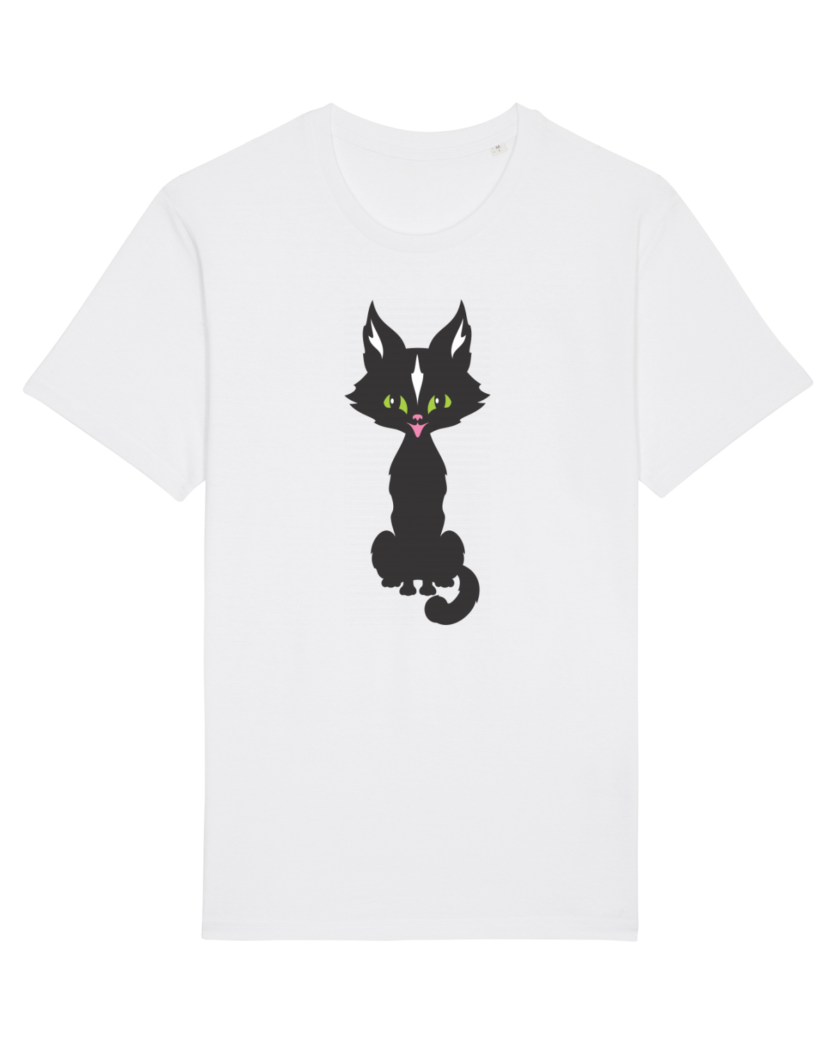 Tricou mânecă scurtă Unisex Rocker White