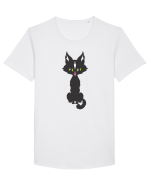 Pisica Neagra Halloween 15 Tricou mânecă scurtă guler larg Bărbat Skater