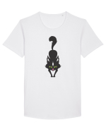 Pisica Neagra Halloween 16 Tricou mânecă scurtă guler larg Bărbat Skater