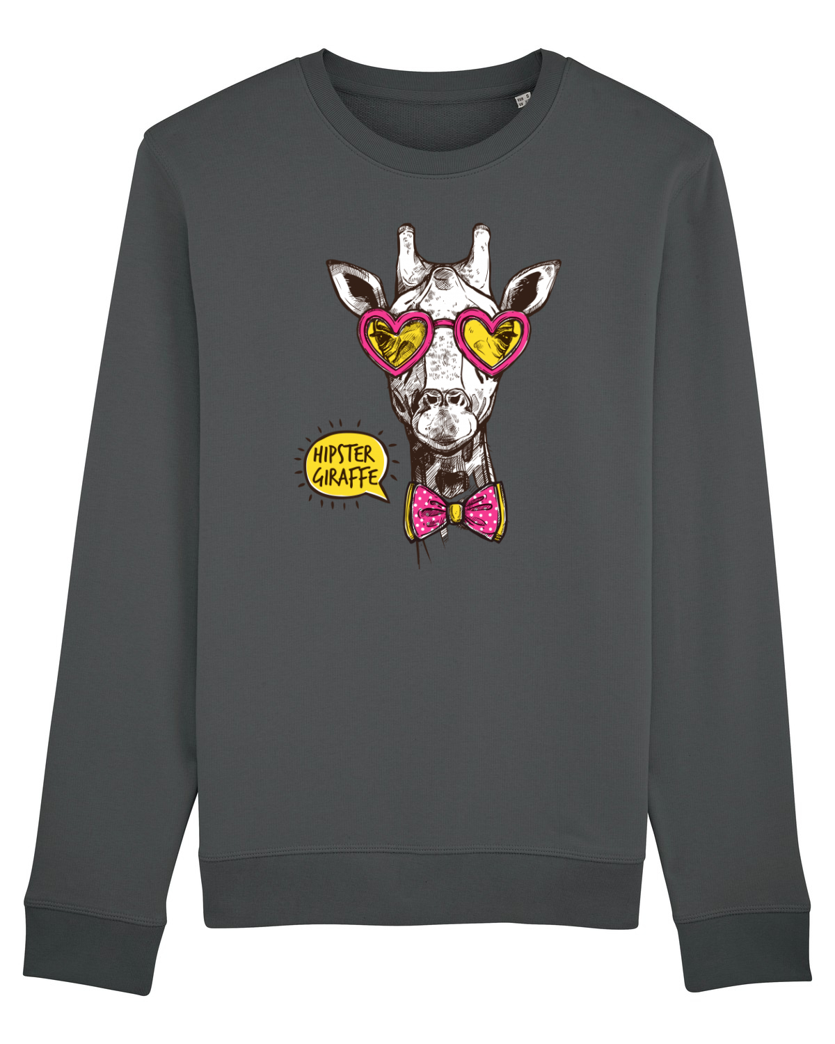 Bluză mânecă lungă Unisex Rise Anthracite