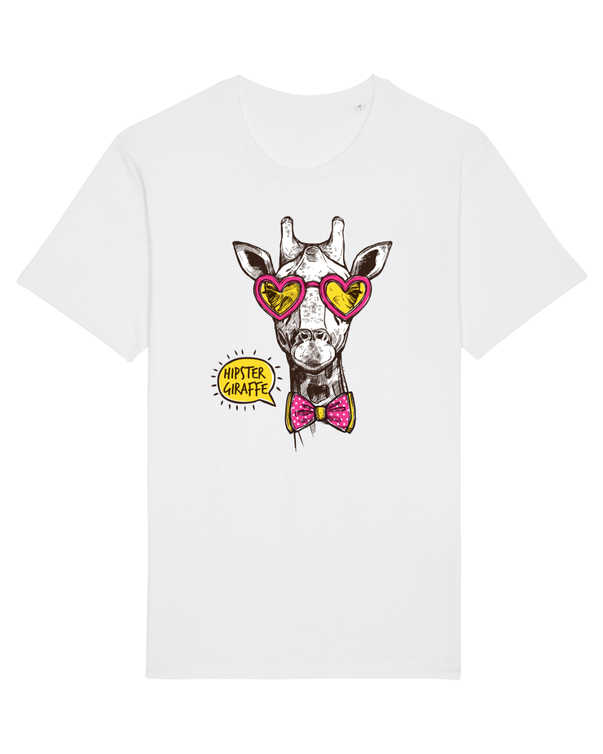 Tricou mânecă scurtă Unisex Rocker White